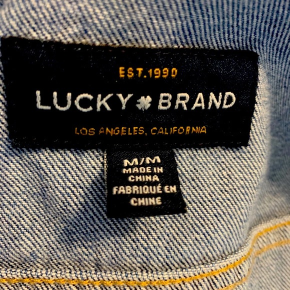 Lucky Brand Tomboy Denim Trucker Jacket - Picture 6 of 6